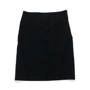 212 Collection Womens Size 6 Black Lined Side Zip Knee Length Career Wear Skirt